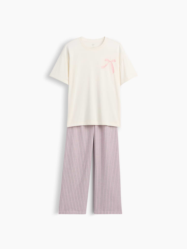 L'image numéro 2 présente Pyjama surdimensionné en matière recyclée pour Enfant