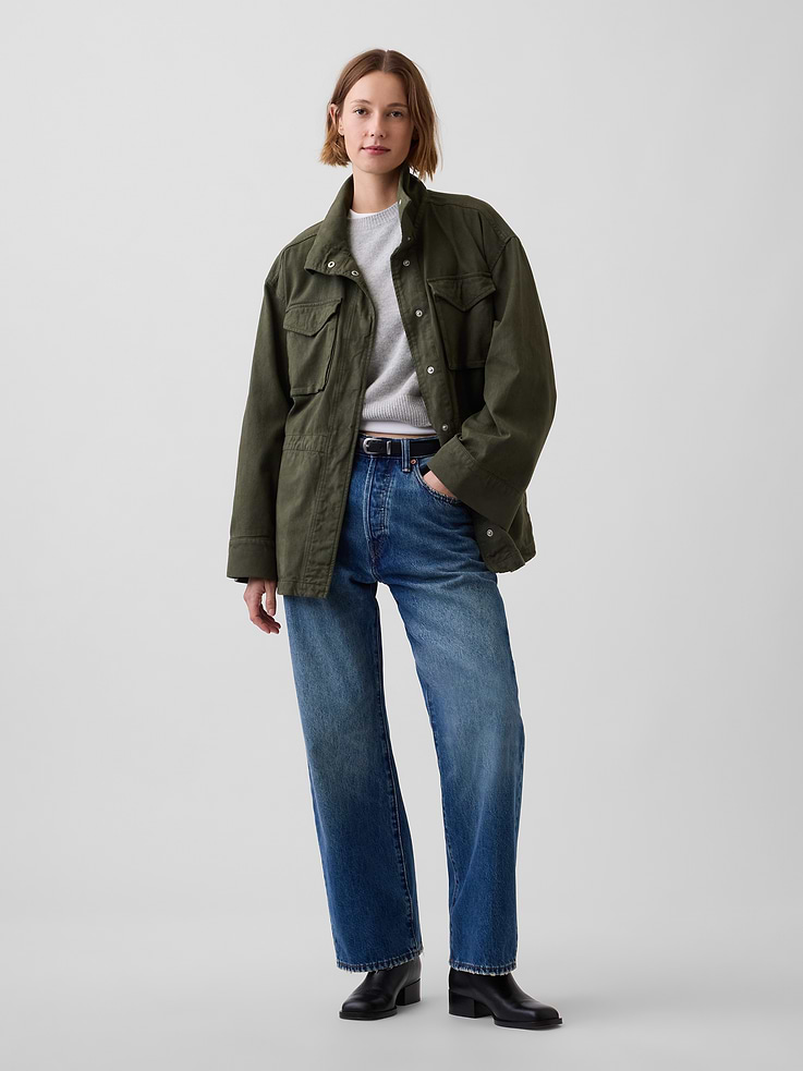 Image number 2 showing, Oversized Utility Swing Jacket