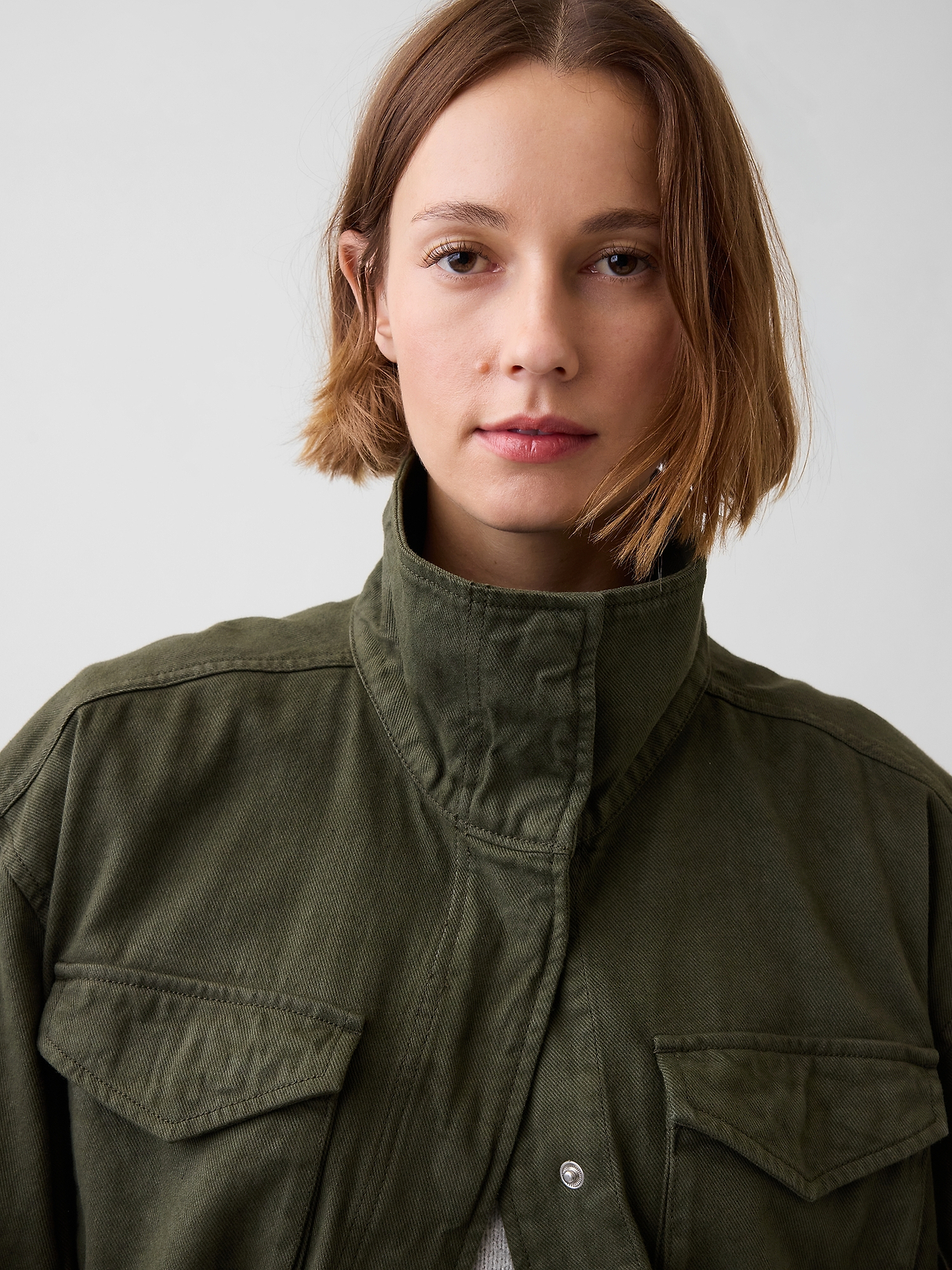 Oversized Utility Swing Jacket | Gap