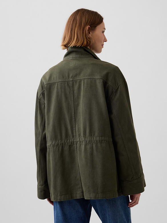 Oversized Utility Swing Jacket