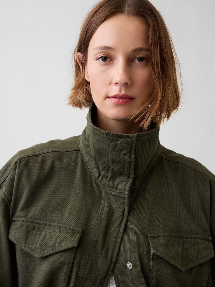 Image number 4 showing, Oversized Utility Swing Jacket