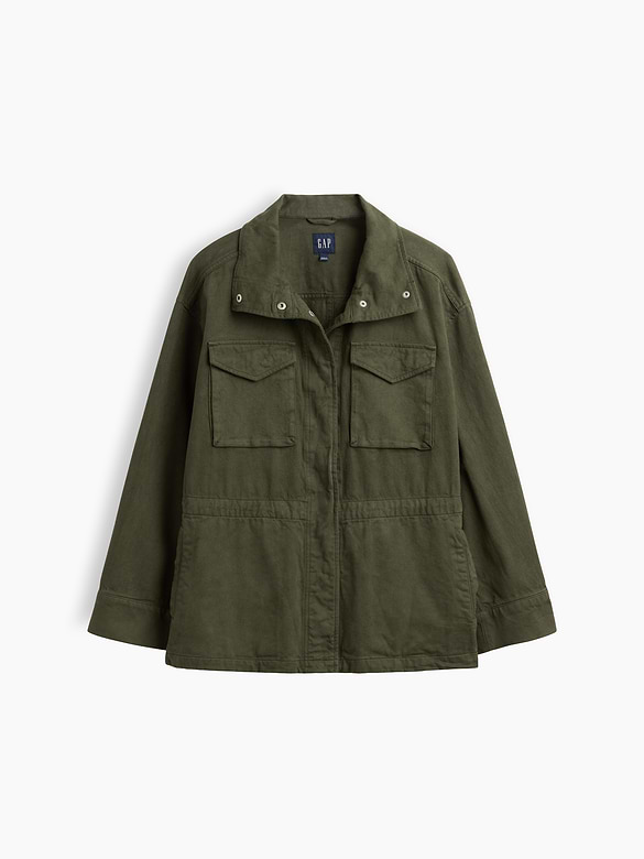 Oversized Utility Swing Jacket