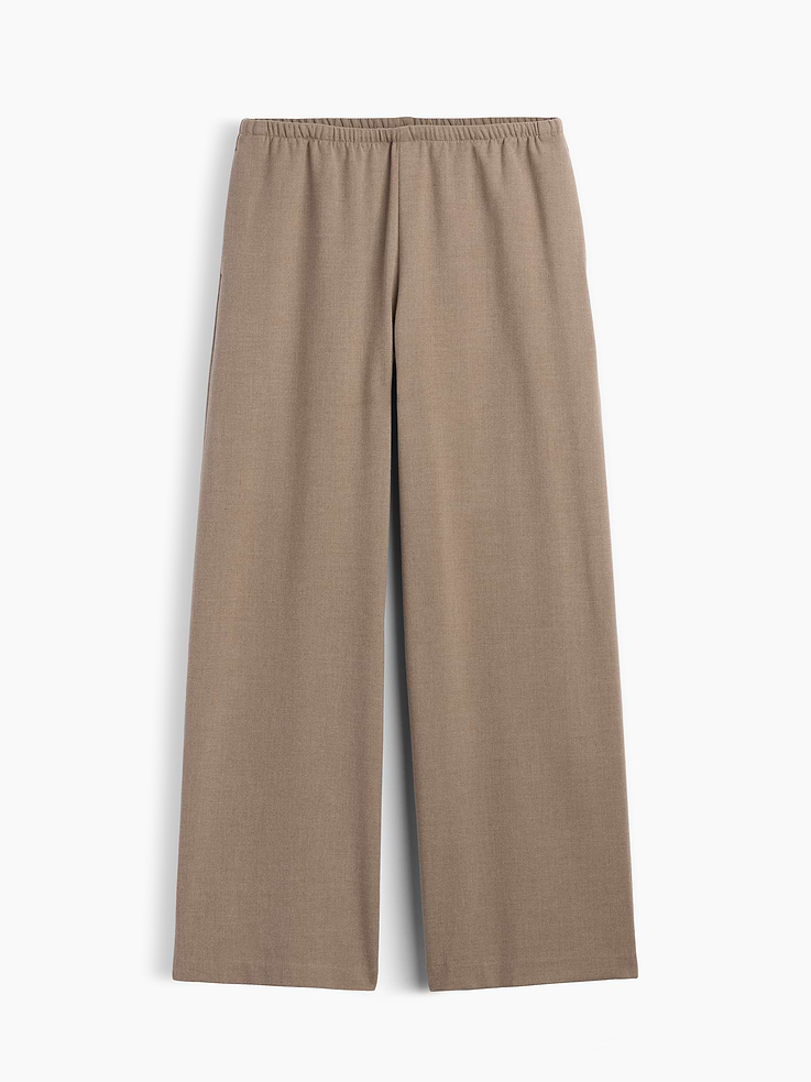 L'image numéro 6 présente Pantalon confort à jambe large
