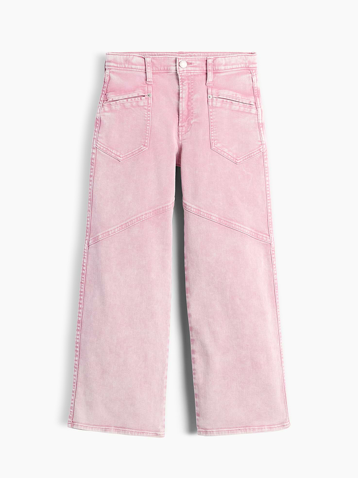 Image number 2 showing, Kids Low Rise Stride Wide-Leg Jeans