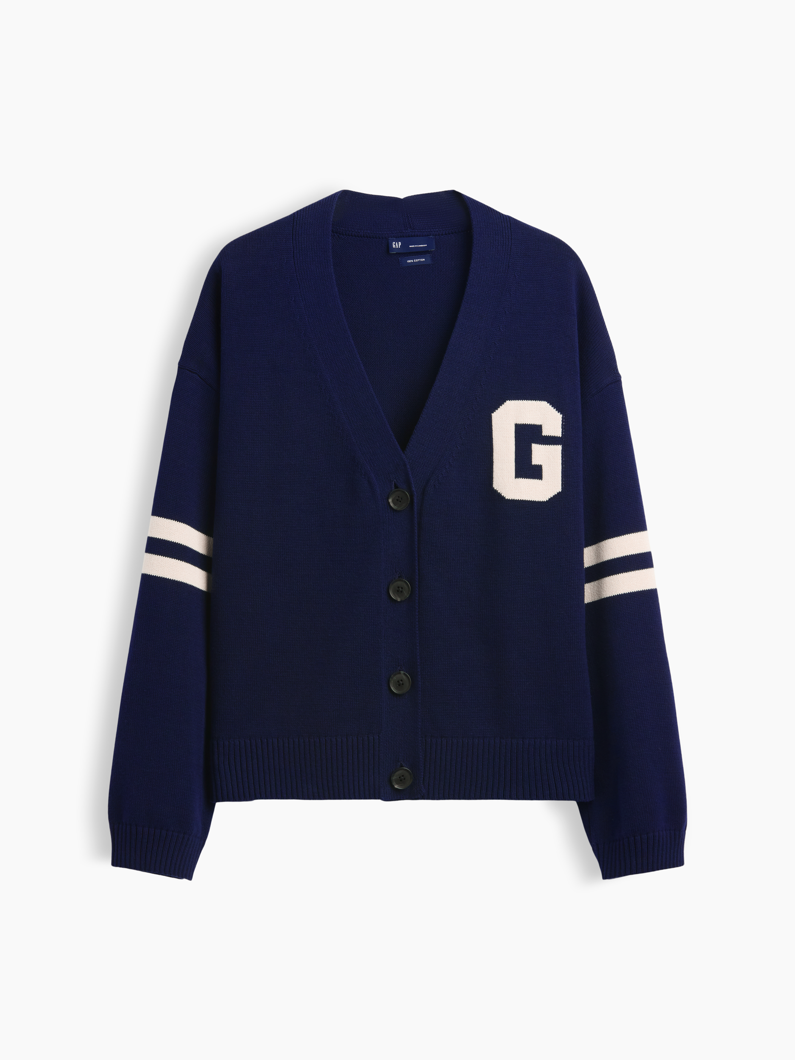 L'image numéro 5 présente Cardigan surdimensionné 100 % coton
