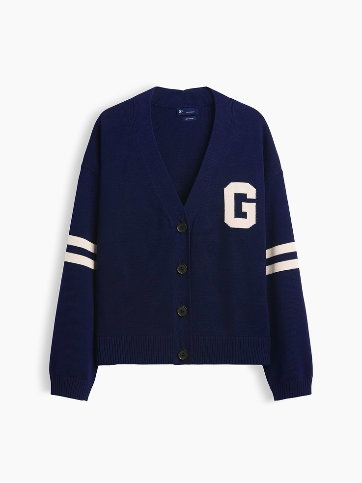 Image number 5 showing, 100% Cotton Oversized Cardigan Sweater