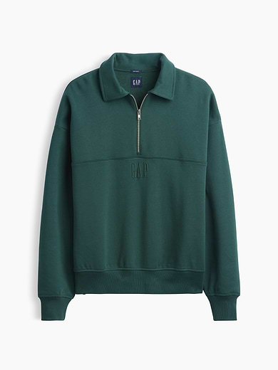 Image number 5 showing, Heavyweight Oversized Logo Half-Zip Pullover