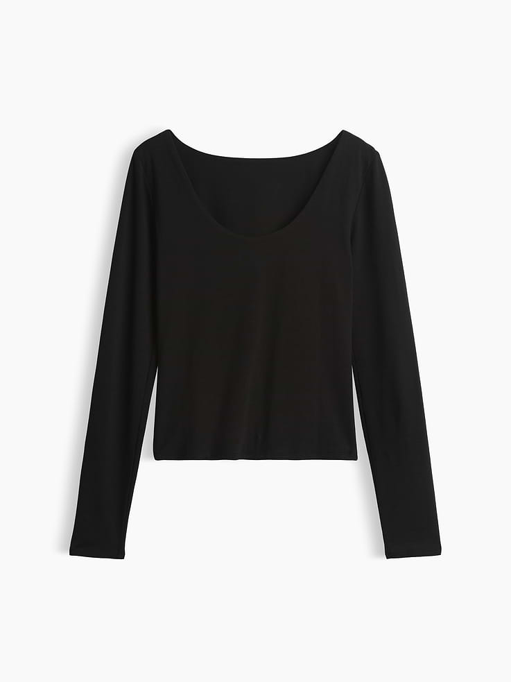 Image number 5 showing, CloseKnit Jersey Scoop-Back T-Shirt