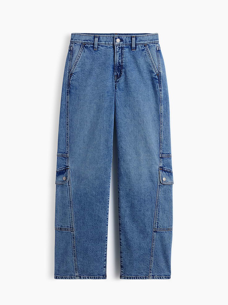 Image number 6 showing, Low Rise '90s Loose Cargo Jeans