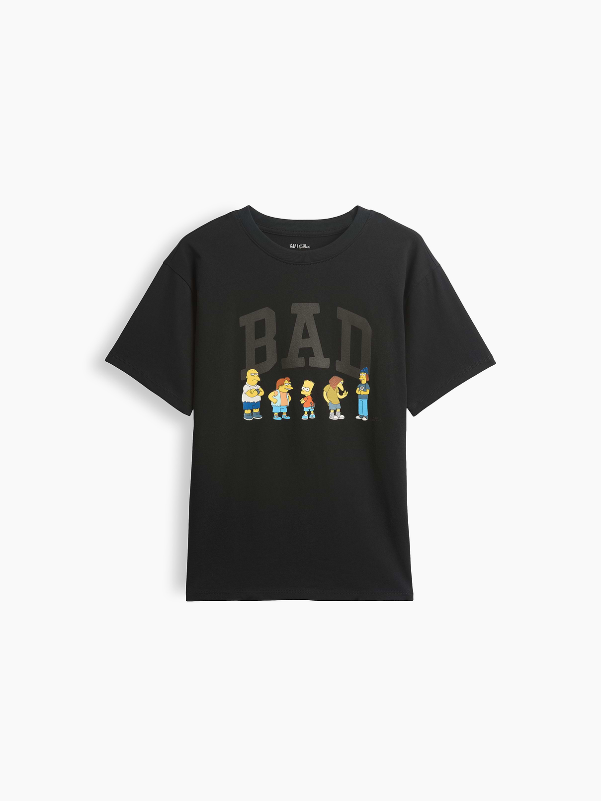 Kids The Simpsons BAD Logo T-Shirt
