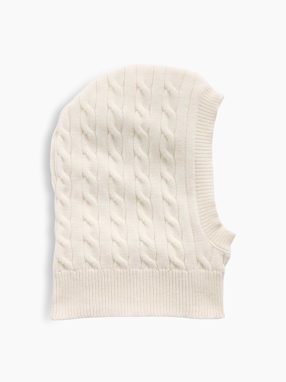 Kids Cable-Knit Hood
