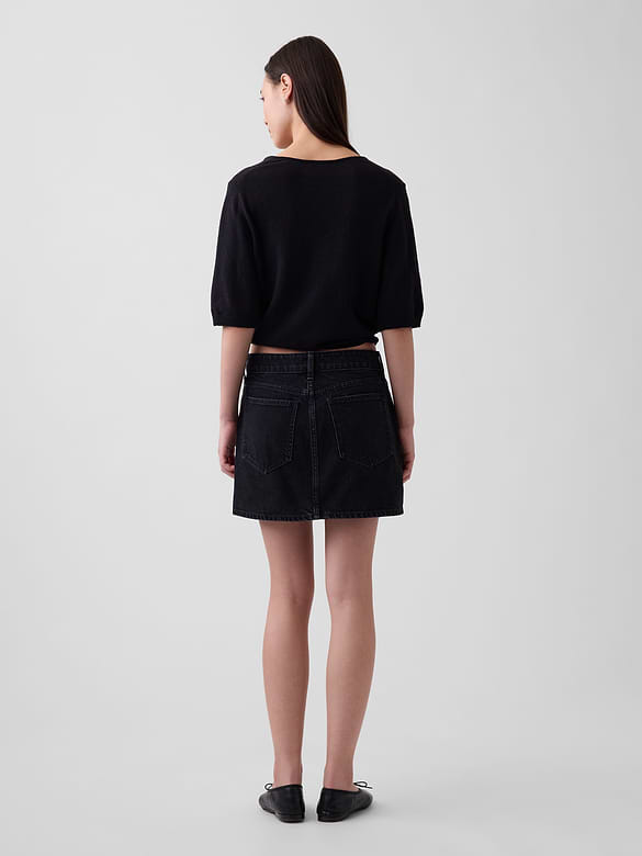 Denim Mini Skirt