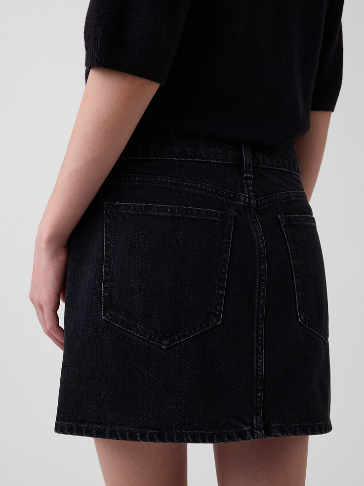 Image number 4 showing, Denim Mini Skirt