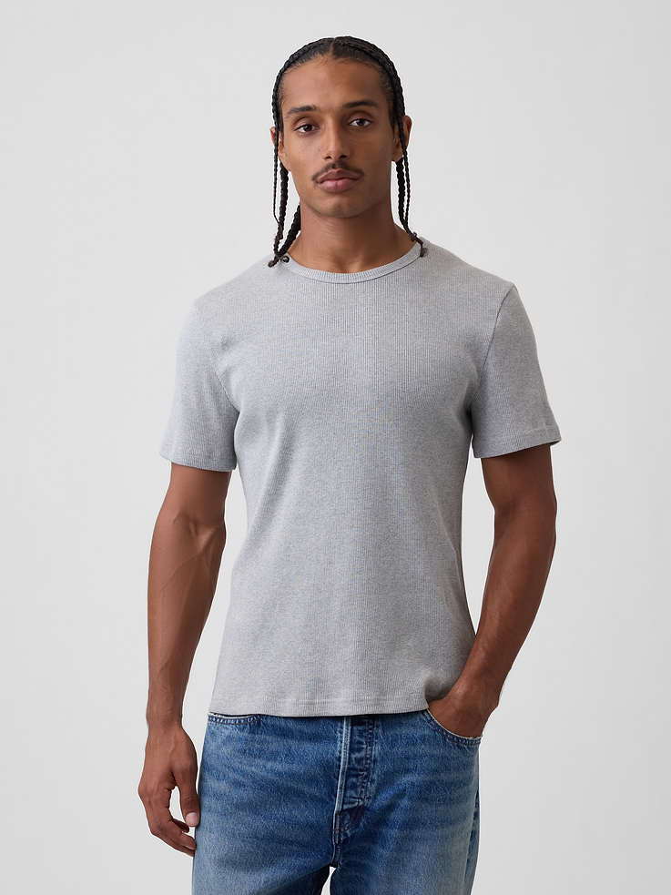 Image number 1 showing, Shrunken Rib T-Shirt