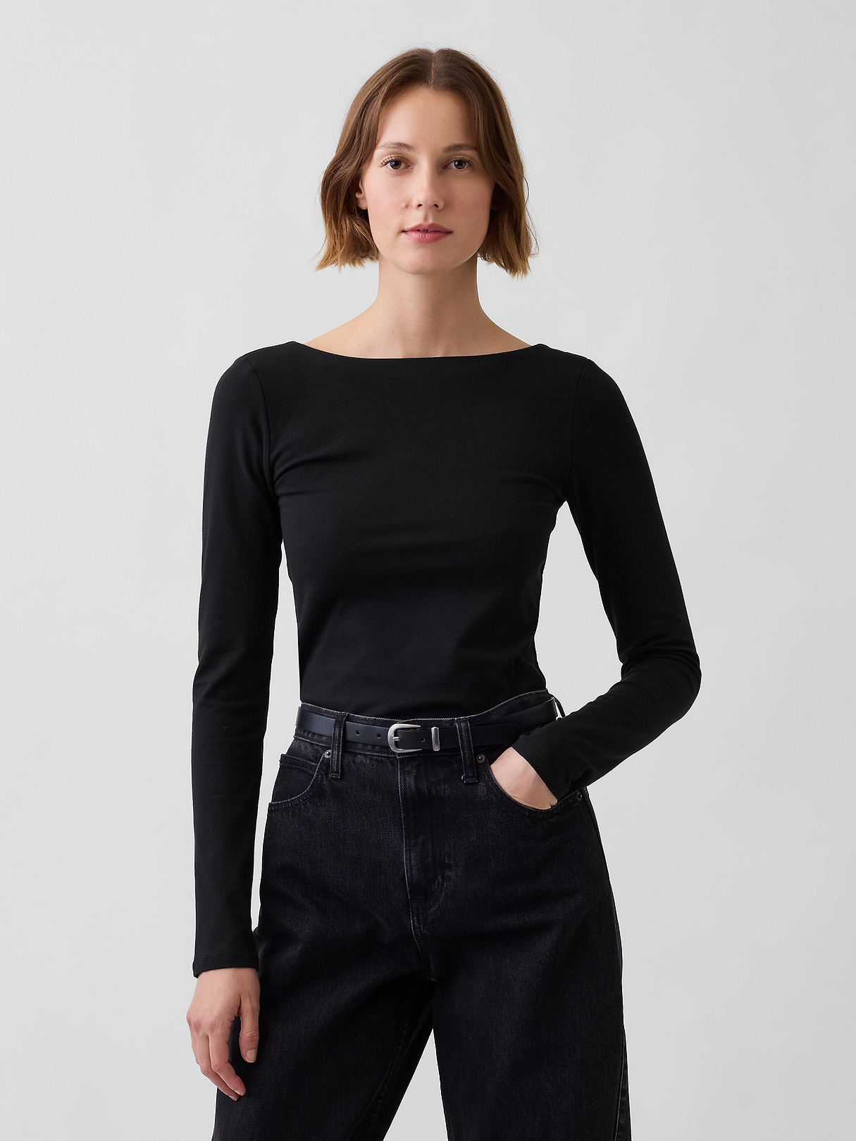 CloseKnit Jersey Scoop-Back T-Shirt | Gap