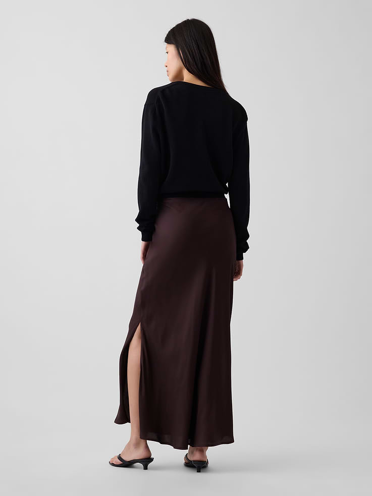 Image number 2 showing, Maxi Slip Skirt