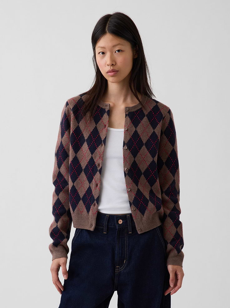 Image number 1 showing, CashSoft Crop Cardigan