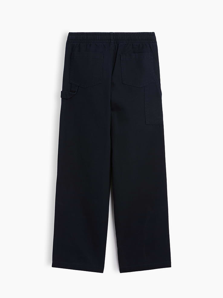 Image number 3 showing, Kids Relaxed Pull-On Canvas Carpenter Pants