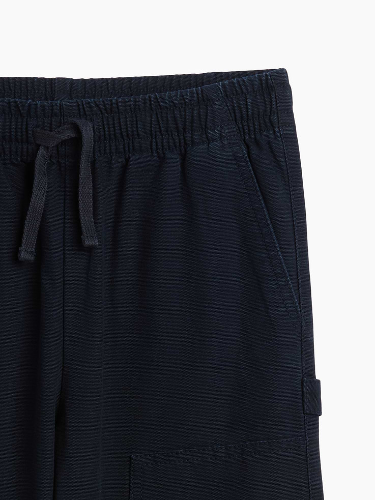 Image number 2 showing, Kids Relaxed Pull-On Canvas Carpenter Pants
