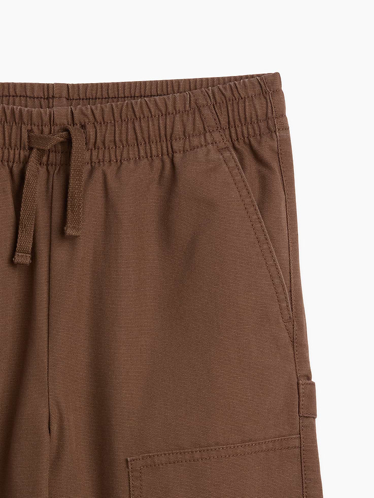 Image number 2 showing, Kids Relaxed Pull-On Canvas Carpenter Pants