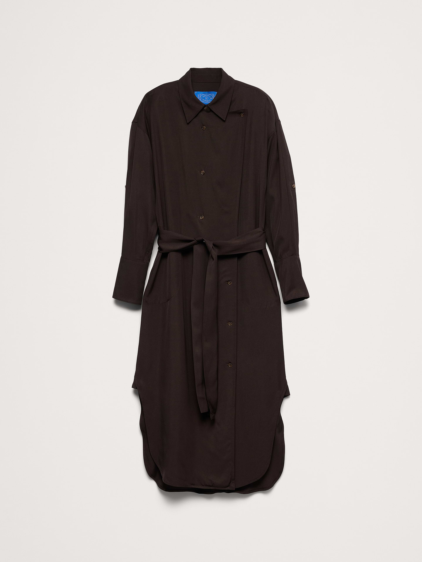Image number 4 showing, Banana Republic x La Ligne | The Viscose Midi Shirt Dress
