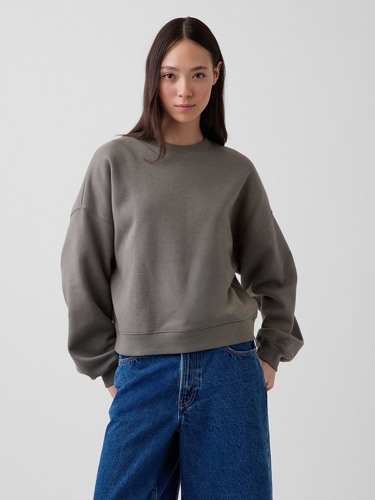 Image number 1 showing, VintageSoft Wedge Crew Sweatshirt