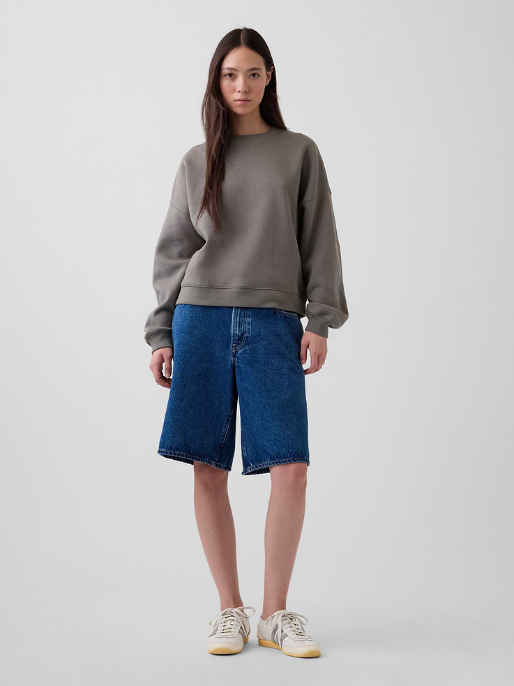 Image number 2 showing, VintageSoft Wedge Crew Sweatshirt