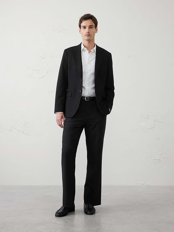 Classic-Fit Plainweave Suit Jacket