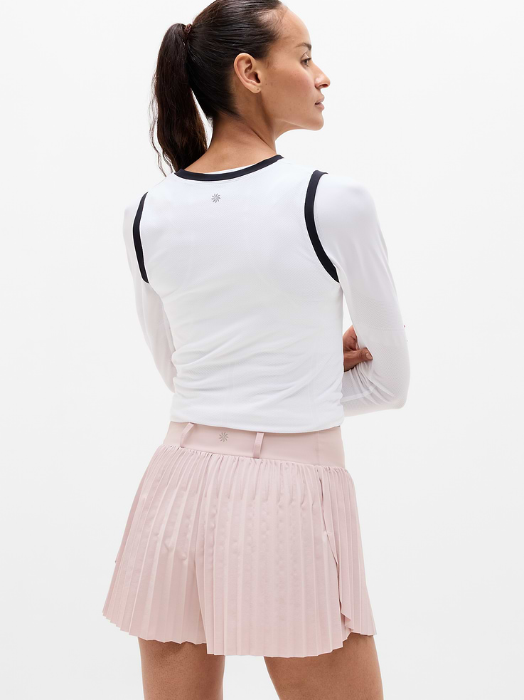 Image number 2 showing, Featherweight Plissé Run Short