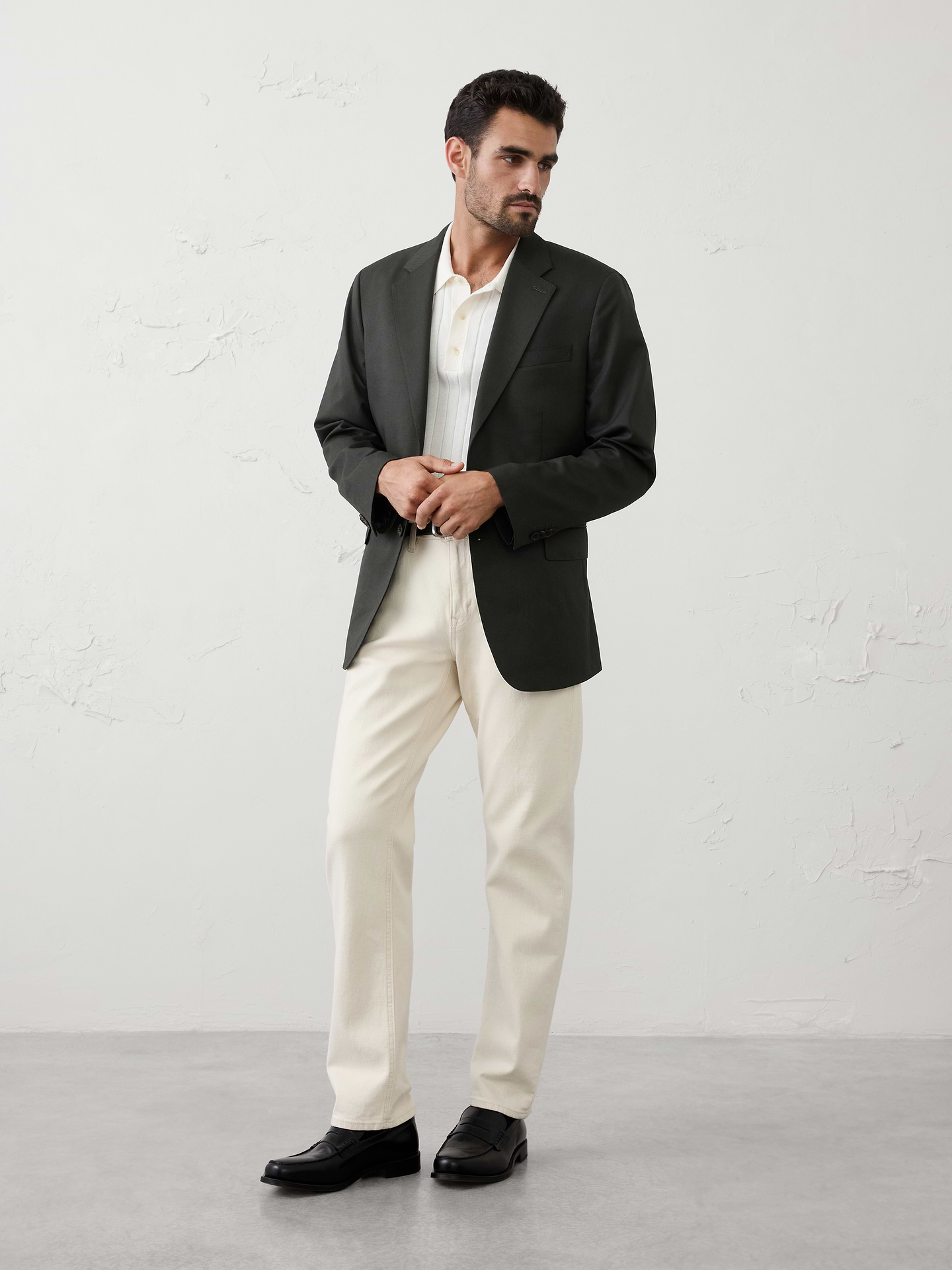 Image number 1 showing, Dobby Suit Jacket