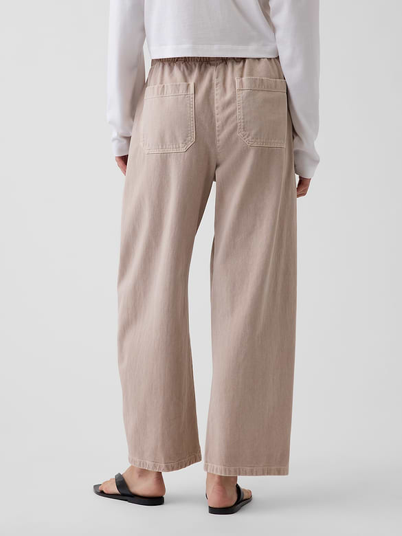 Easy Double-Knee Barrel Pants