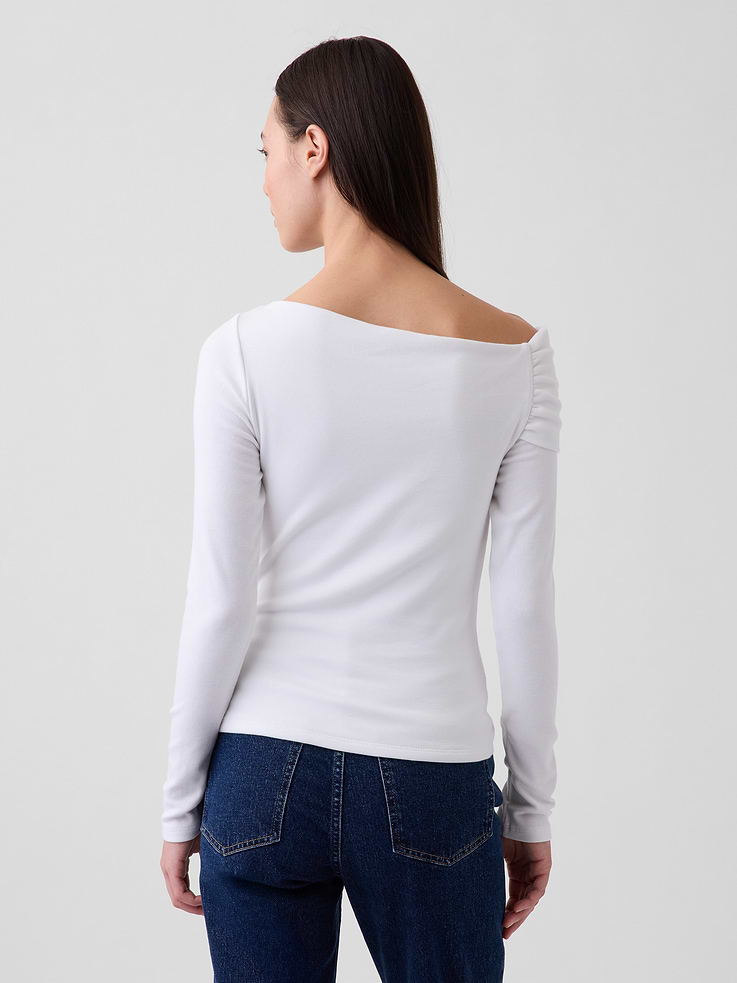 Image number 3 showing, Modern Asymmetrical T-Shirt