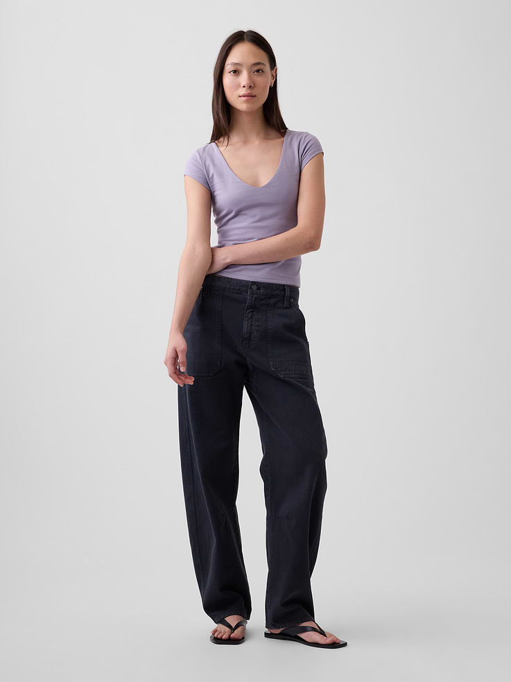 Image number 2 showing, CloseKnit Jersey V-Neck T-Shirt
