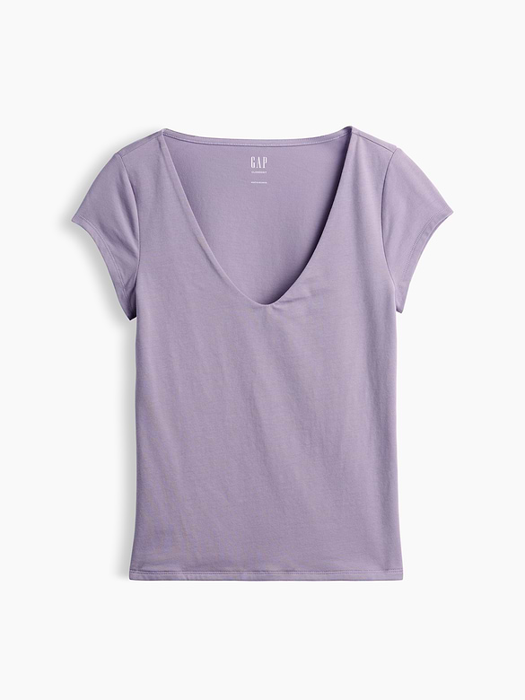 CloseKnit Jersey V-Neck T-Shirt
