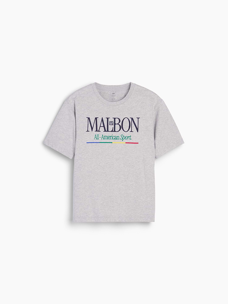 Image number 6 showing, Gap × Malbon Organic Cotton Logo T-Shirt