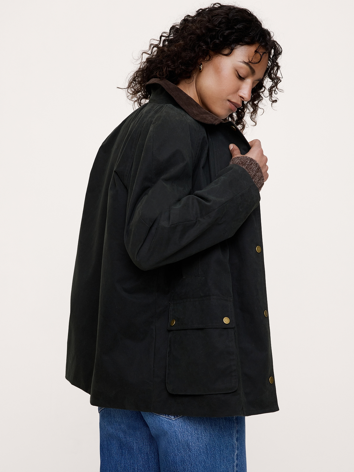 Archive Reissue Waxed Cotton Utility Jacket | Banana Republic