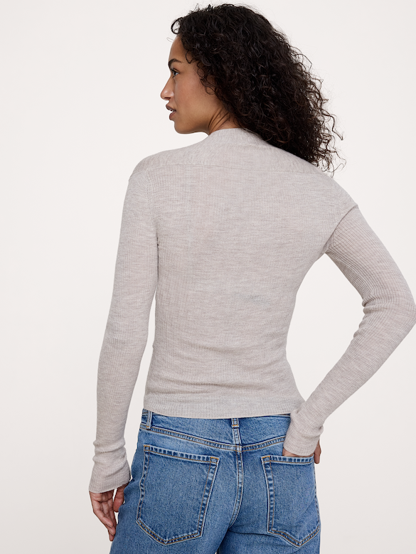 Featherweight Cashmere Shawl Cardigan
