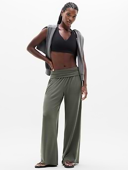 Dream Drape Mid Rise Pant — Jungle by Athleta