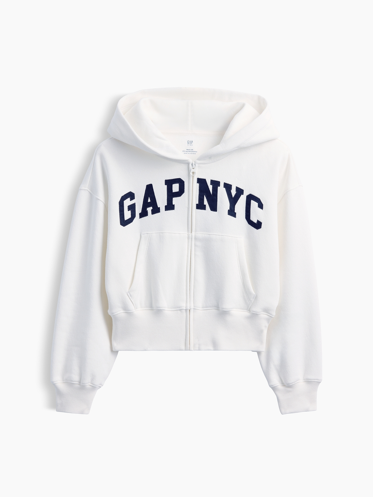 Kids VintageSoft Oversized Logo Zip Hoodie | Gap
