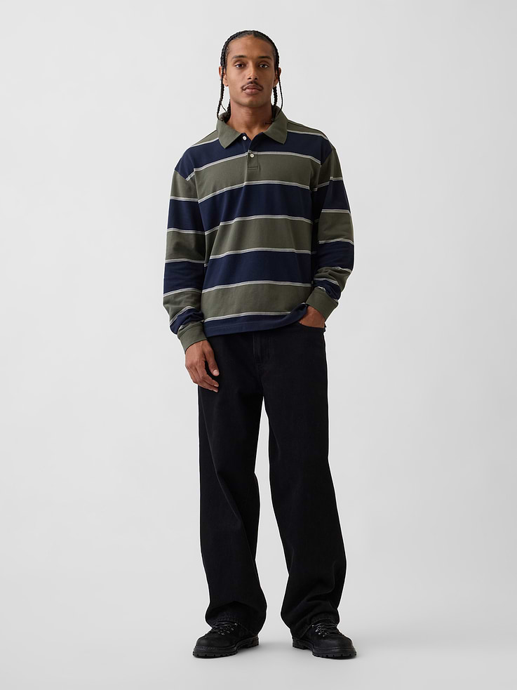 Image number 2 showing, Oversized Pique Polo Shirt