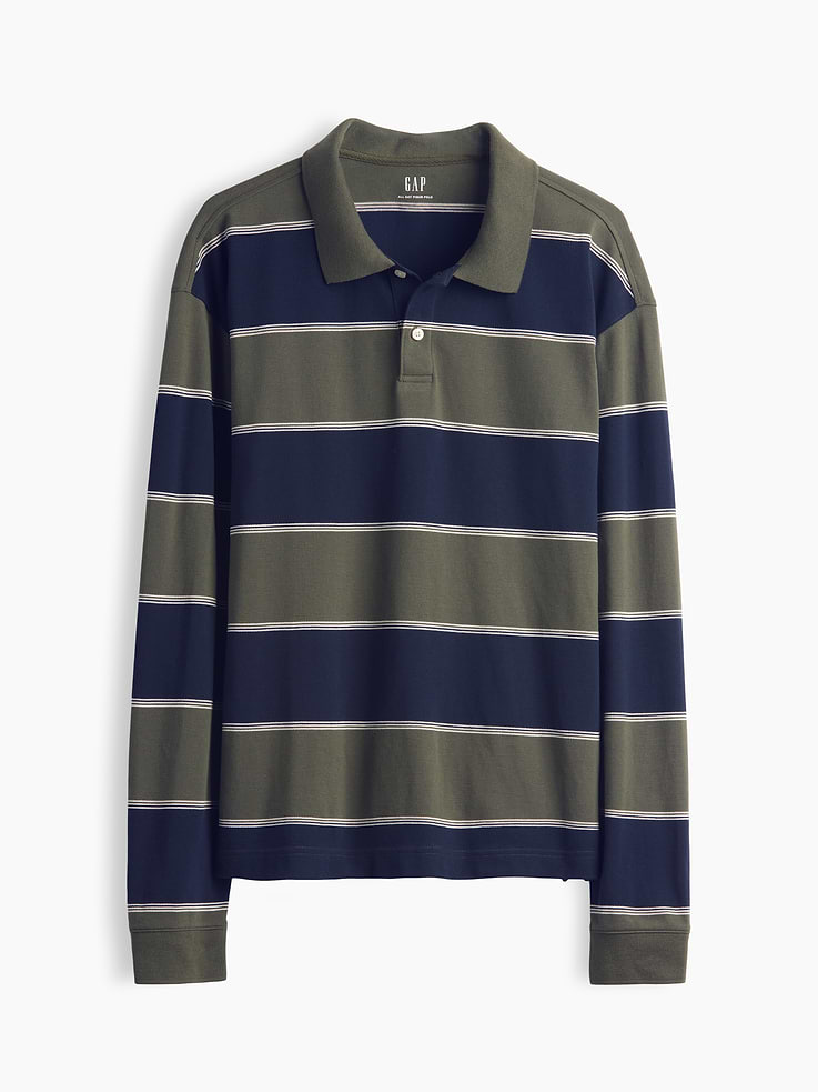 Image number 5 showing, Oversized Pique Polo Shirt