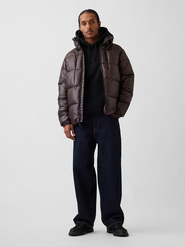 Image number 2 showing, Recycled Heavyweight Puffer Jacket