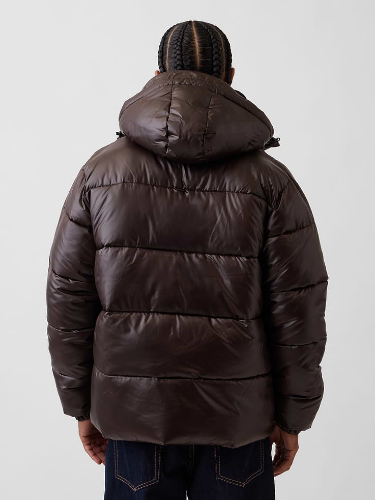 Image number 3 showing, Recycled Heavyweight Puffer Jacket