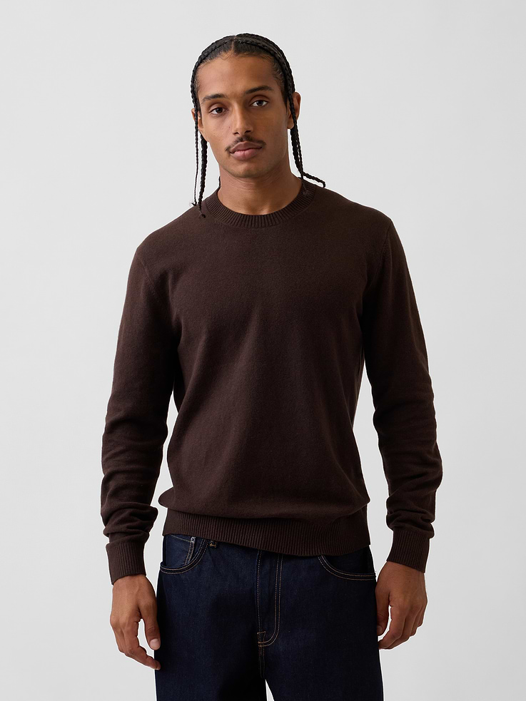 Image number 1 showing, CashSoft Crew Sweater
