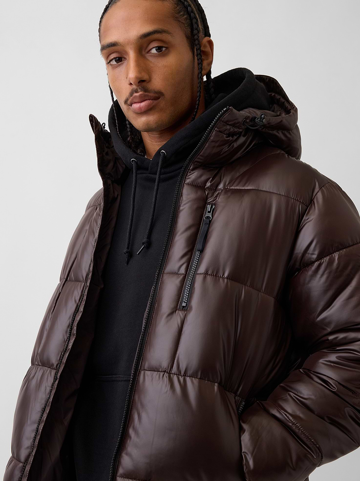 Image number 4 showing, Recycled Heavyweight Puffer Jacket
