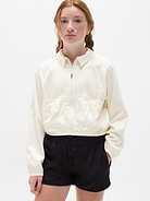 Image number 1 showing, Athleta Girl Pleat Perfect Satin Jacket