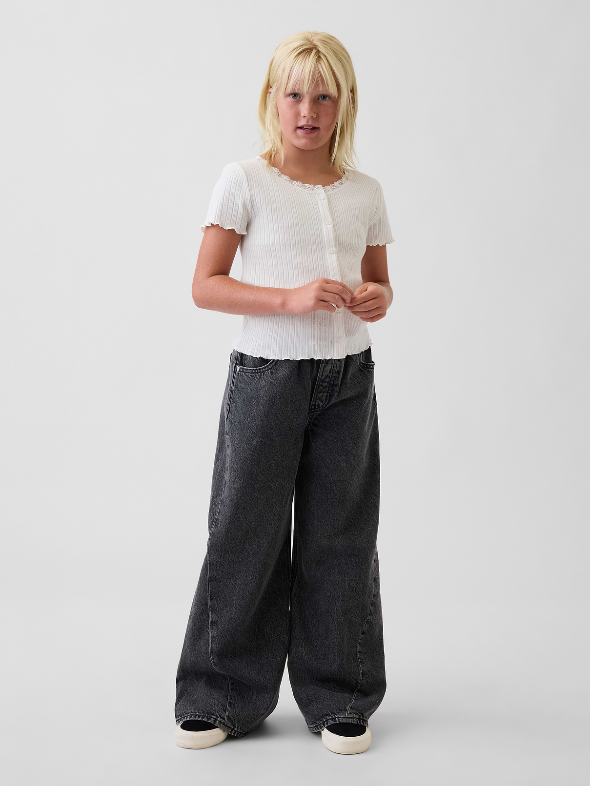 Kids Low Rise Easy Baggy Jeans