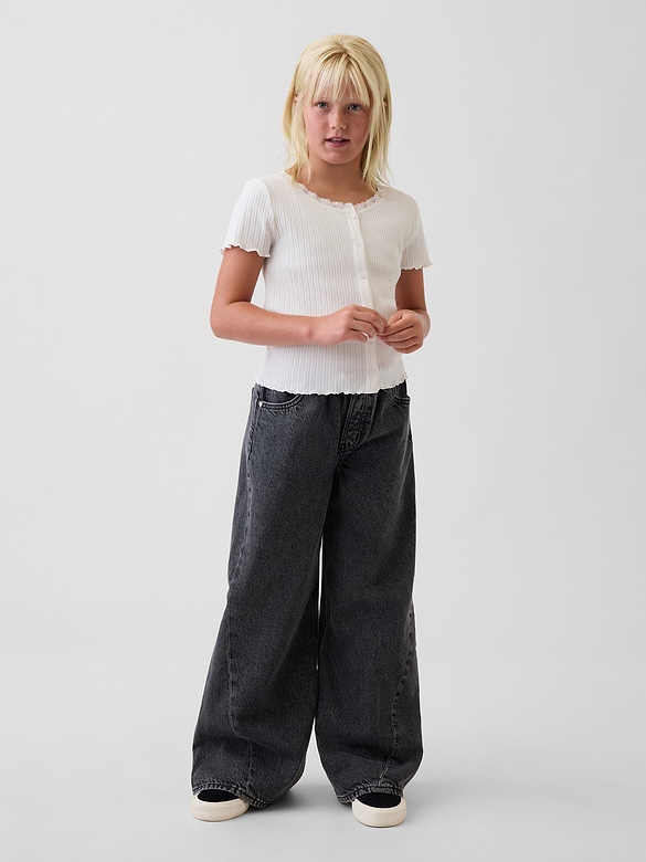 Kids Low Rise Easy Baggy Jeans