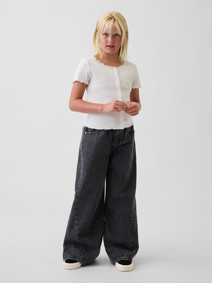 Image number 1 showing, Kids Low Rise Easy Baggy Jeans