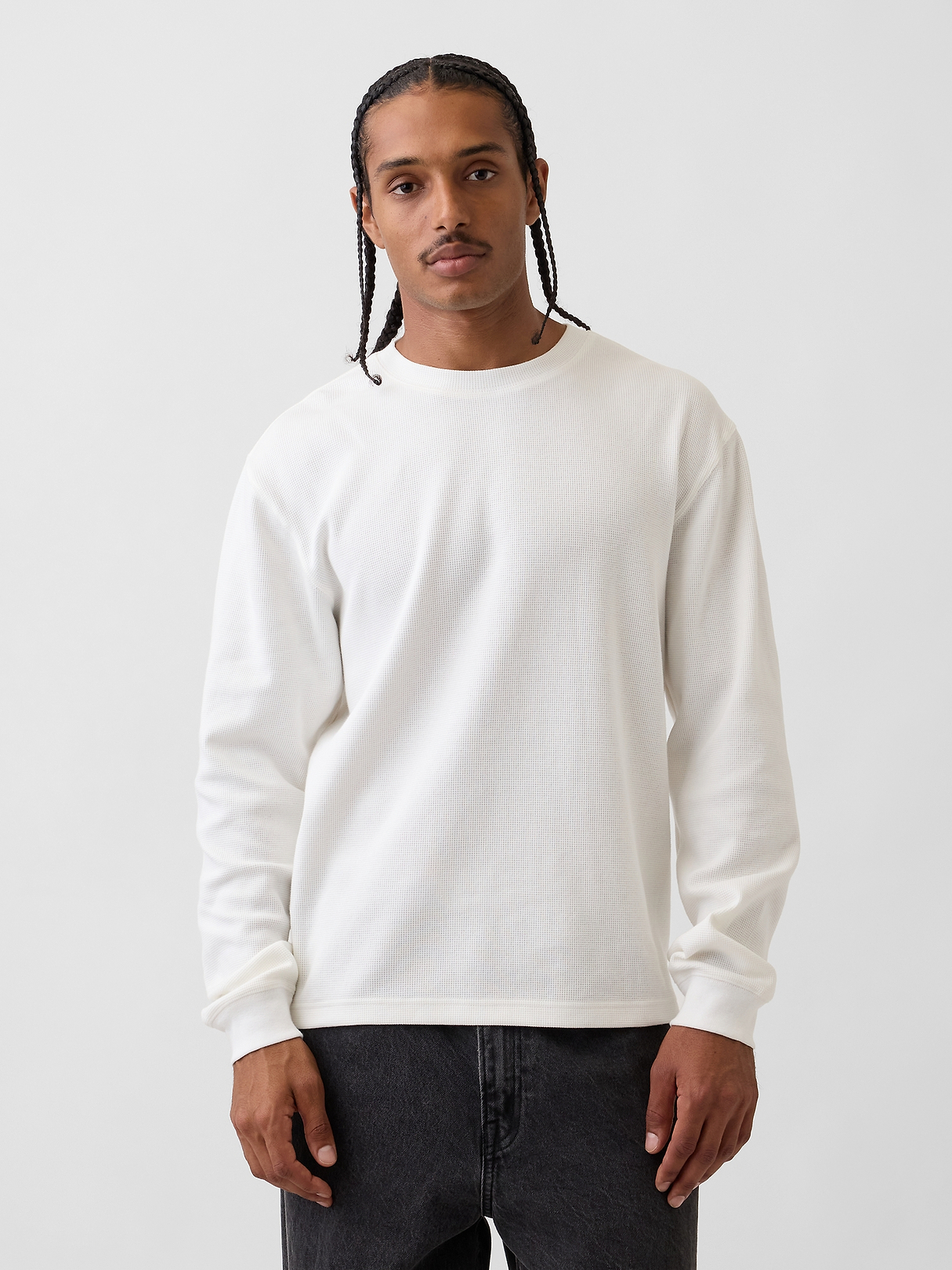 Relaxed Waffle T-Shirt | Gap
